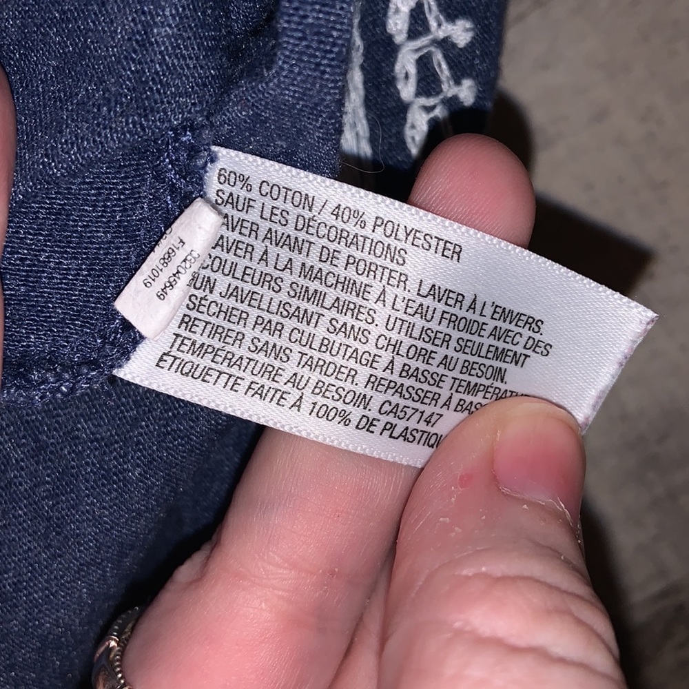 Girls Comfy Denim-Look Dress - Picture 6 of 6